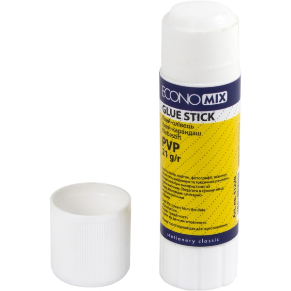 Клей-карандаш Economix Е41220 21г PVP