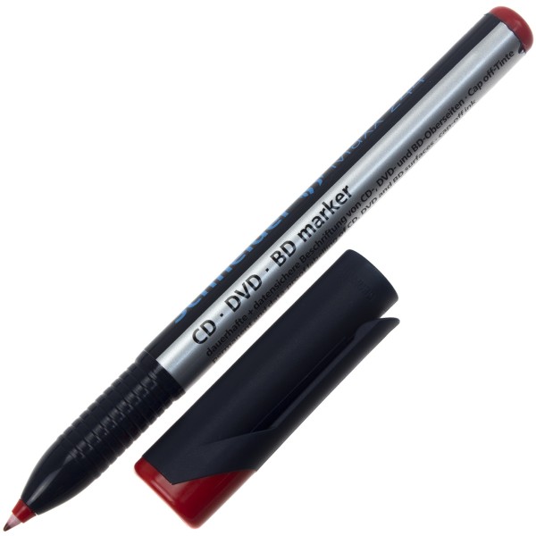 Маркер для CD Schneider 244 красный (10) S124402