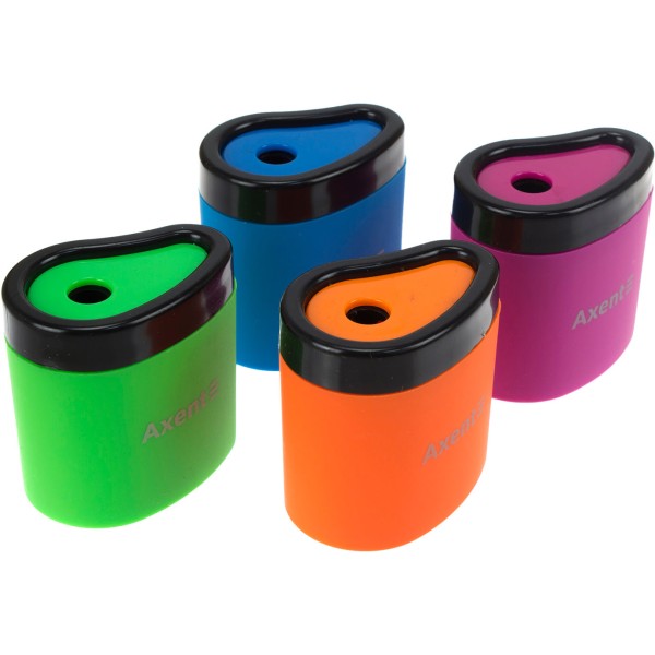 Точилка Axent Neon soft асорті (12) 1158-A 