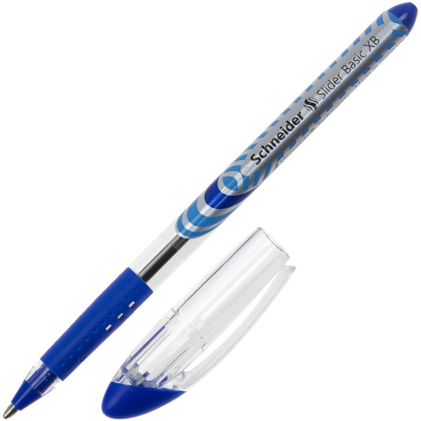Ручка масляна кулькова Schneider Ballpoint pen Slider Basic XB синя 151203