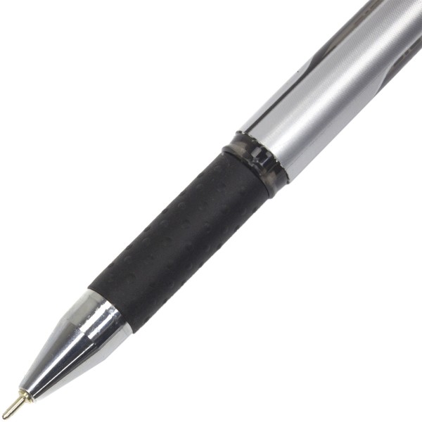 Ручка масляна кулькова Hiper Signature 0,7 мм чорна (10) (100) (1000) HO-100