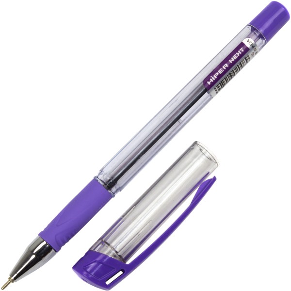 Ручка масляная шариковая Hiper Next 0,7 мм фиолетовая (10) (100) HO-175