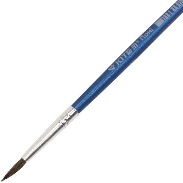 Пензлик художній Kite поні, круглий (25) 4/K18-340-P-4