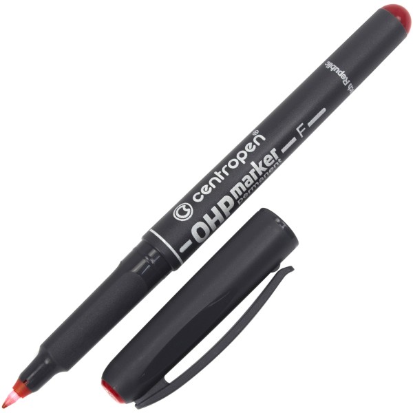 Маркер Centropen OHP-Permanent 2 636 0,6мм красный