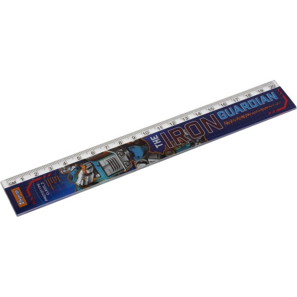 Лінійка пластикова 20 см 1 Вересня Steel Force (50) 370504 