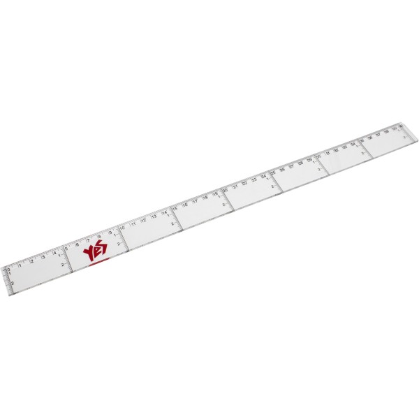Лінійка пластикова прозора 40 см Yes 370459 (24)