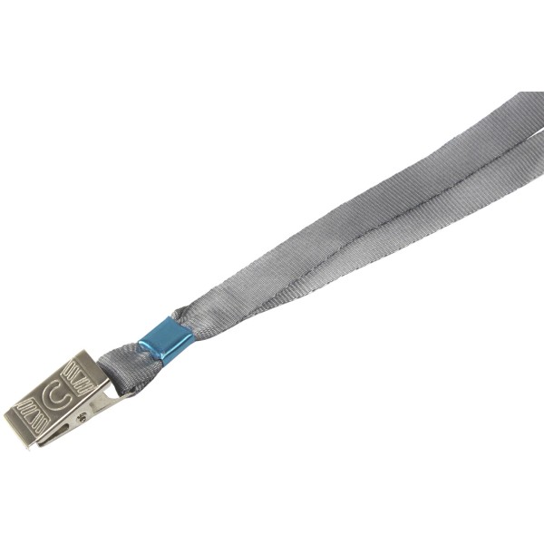 Шнурок для бейджа з металевим кліпом Axent сірий (20) (100) 4532-03