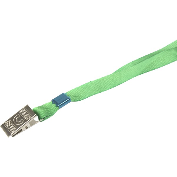 Шнурок для бейджа з металевим кліпом Axent зелений (20) (25) (100) 4532-04