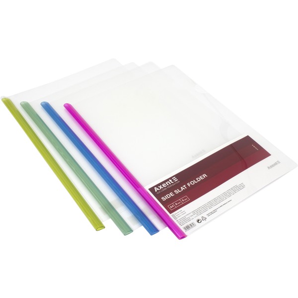 Папка-швидкозшивач Axent A4 з планкою 8мм (5) 1418-00  
