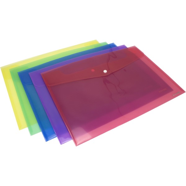 Папка-конверт Economix А3 на кнопці прозора (12) E31317