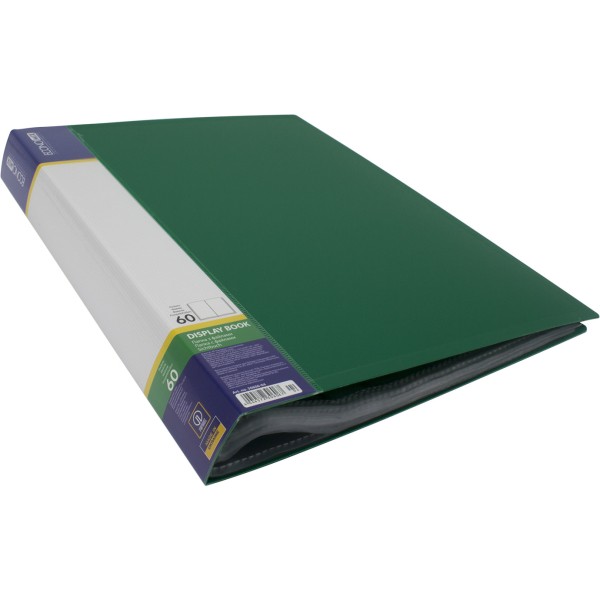 Папка з 60-ма файлами Economix A4 зелена (6) E30606-04