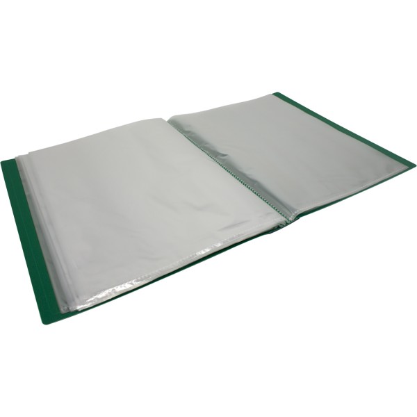 Папка з 60-ма файлами Economix A4 зелена (6) E30606-04