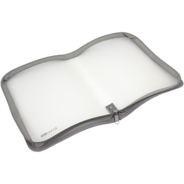 Папка на блискавці пластикова Economix B5 сіра (20) E31645-10