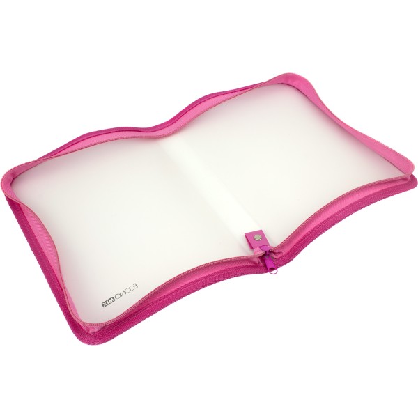 Папка на блискавці пластикова Economix B5 рожева E31645-09