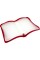 Папка на блискавці пластикова Economix A4 червона (30) E31644-03