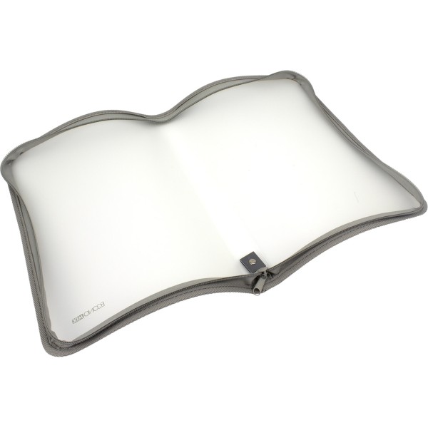 Папка на блискавці пластикова Economix A4 сіра (30) E31644-10