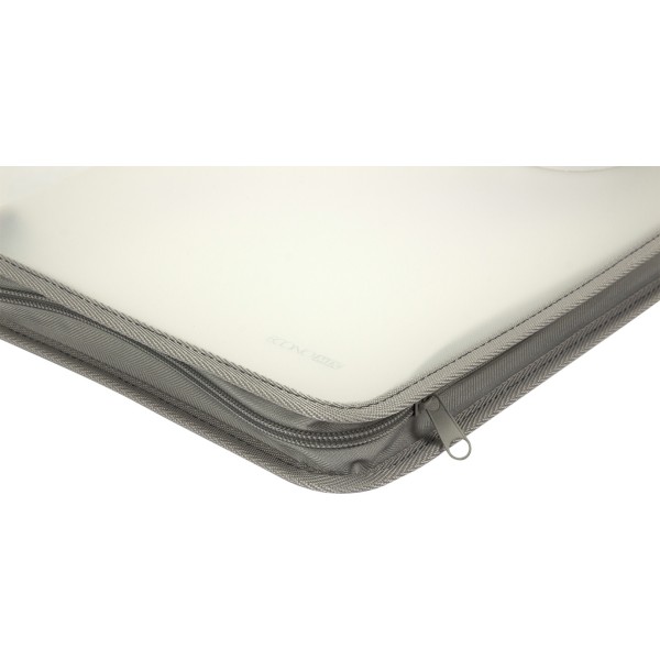 Папка на блискавці пластикова Economix A4 сіра (30) E31644-10