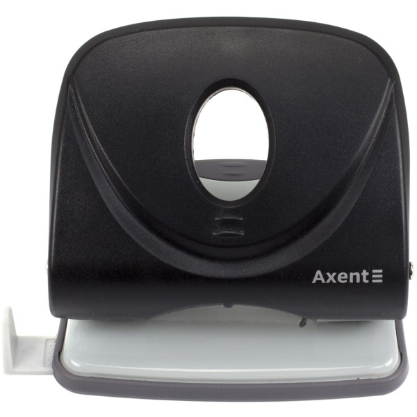 Дирокол Axent Welle-2 30 аркушів з пластиковим верхом чорний (6) 3830-01 