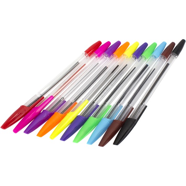 Набір ручок кулькових Economix Standart 10 кольорів (12) E10513