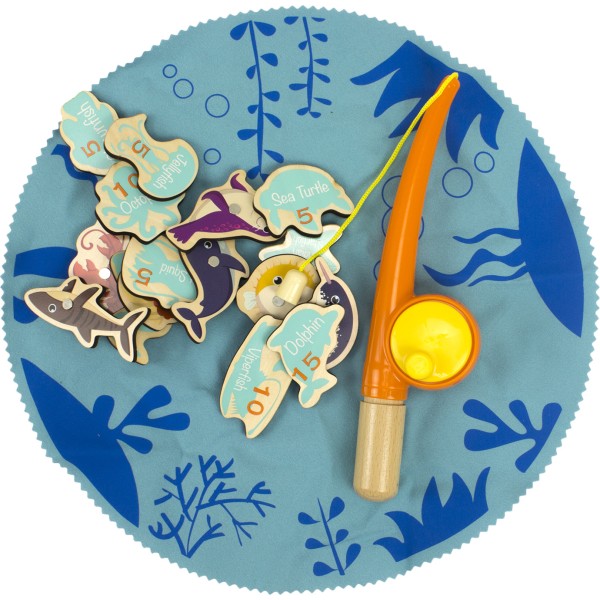 Магнітна дерев'яна Рибалка у відрі 120372