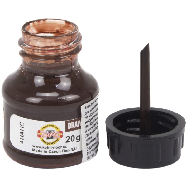 Туш для креслення Koh-i-noor 20 гр коричнева (20) 1417009