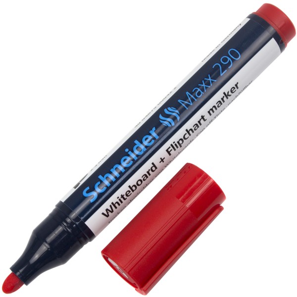 Маркер для доски Schneider Maxx 290 красный 129002
