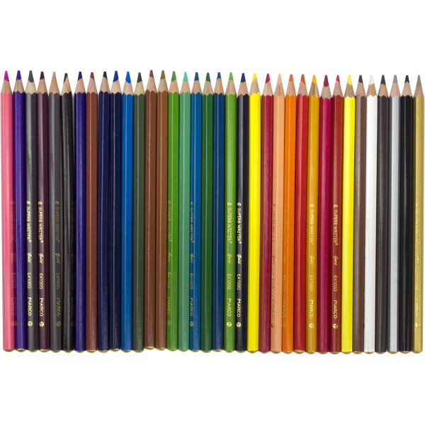 Олівці кольорові 36 кольорів Marco Gold (4) (80) E4100G-36CB