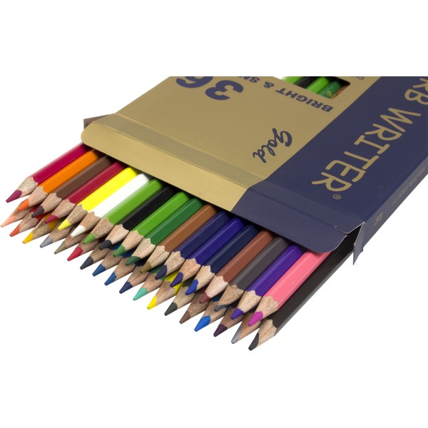 Олівці кольорові 36 кольорів Marco Gold (4) (80) E4100G-36CB