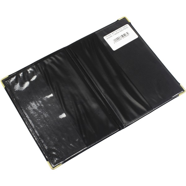 Обкладинка для паспорта України шкірозамінник з гербом 02-Ра