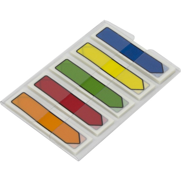 Стікери-закладки Economix 5 неонових кольорів 25 шт Вказівники (20) (40) Е20947