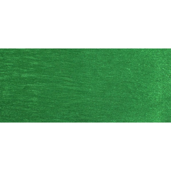 Папір гофра 20% 50г/м2 2мх50см 1 Вересня металік зелений (10) 703005