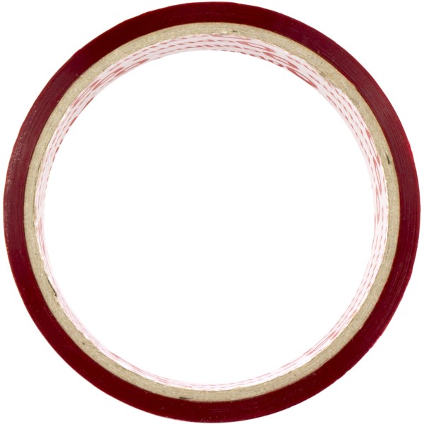 Стрічка клейка канцелярська Optima 48 ммх30 м червона (6) (72) O45304-03