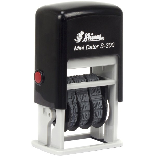 Міні-датер цифровий 3мм пластиковий Shiny num S-300