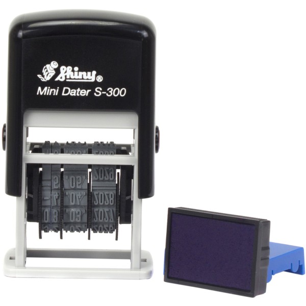 Міні-датер цифровий 3мм пластиковий Shiny num S-300