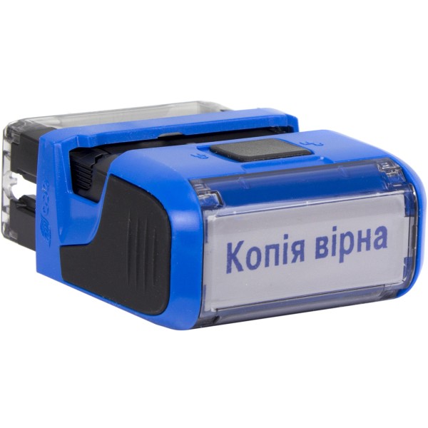 Оснастка для штампа Копія вірна пластикова 38х14мм Trodat 4911 корпус синій