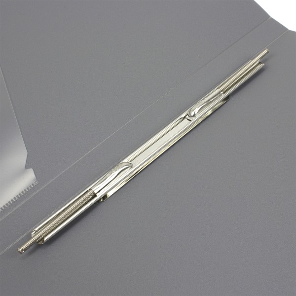 Папка-вуса Economix А4 CLIP A пластикова 1 кишеня сіра (1) (20) (120) E31201-10 