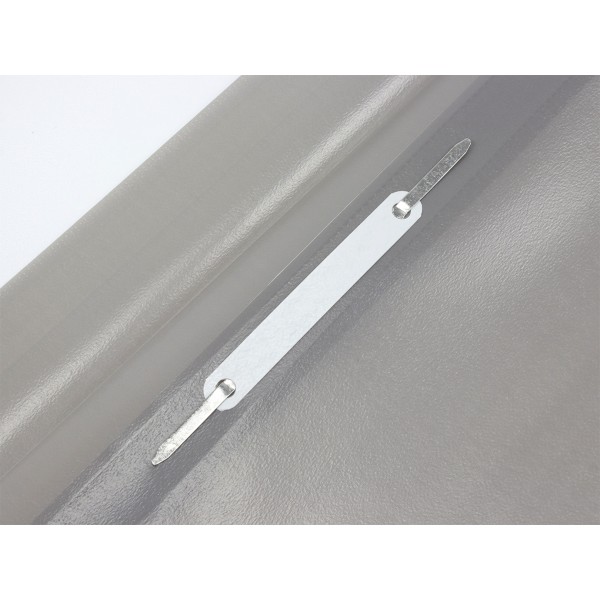 Папка-швидкозшивач Economix Light А4 з прозорим верхом без перфорації фактура апельсин сіра (10) E38503-10