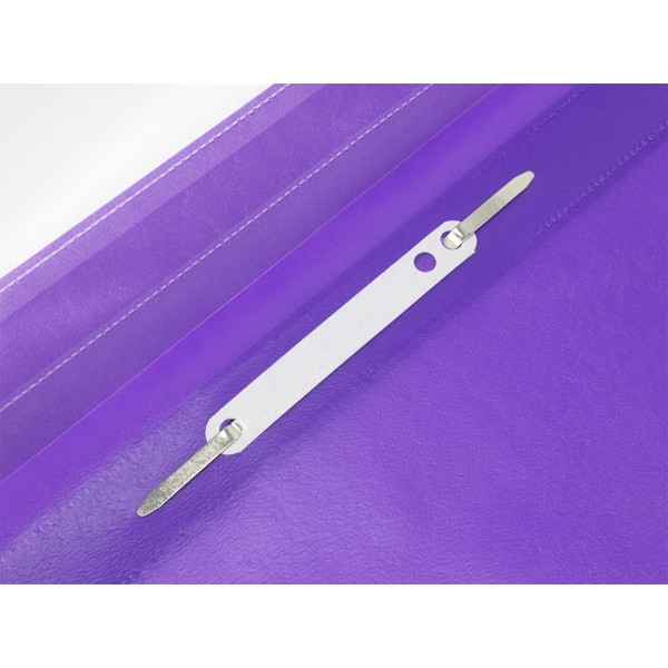 Папка-швидкозшивач Economix Light А4 з прозорим верхом без перфорації фактура апельсин фіолетова (10) E38503-12