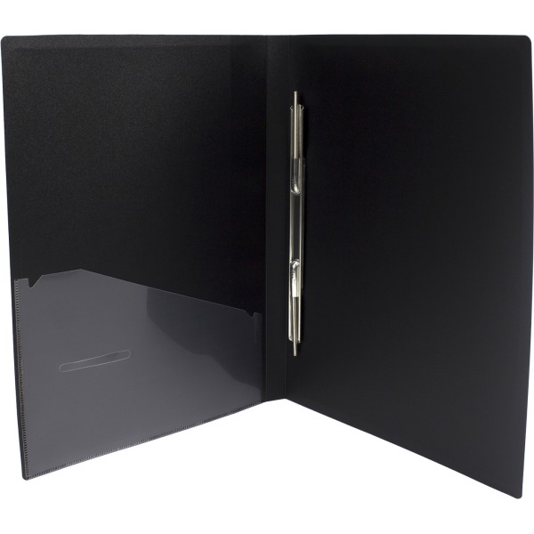 Папка-вуса Economix CLIP A Light A4 пластикова з 1 кишенею чорна (1) (20) (120) E31207-01