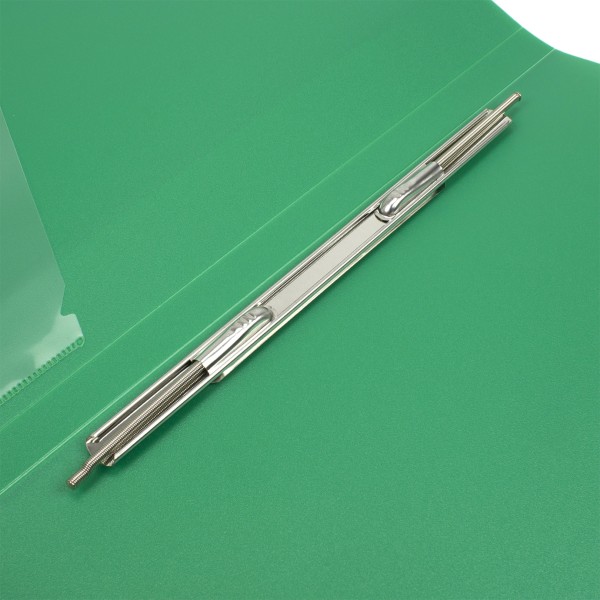 Папка-вуса Economix CLIP A Light A4 пластикова з 1 кишенею зелена (1) (20) (120) E31207-04