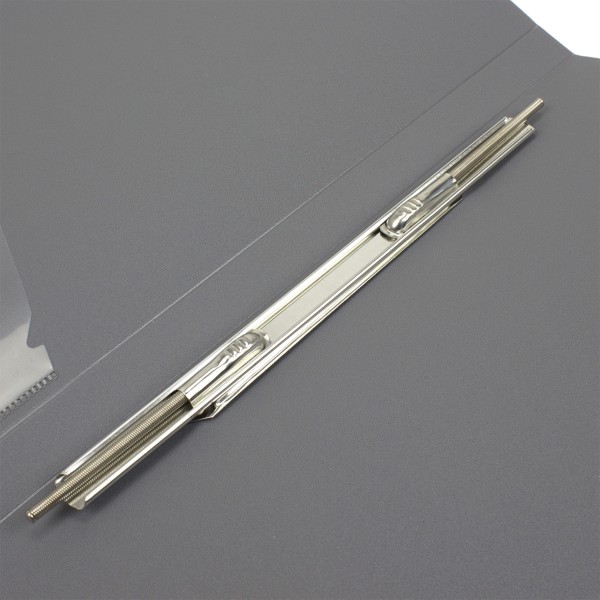 Папка-вуса Economix CLIP A Light A4 пластикова з 1 кишенею сіра (1) (20) (120) E31207-10