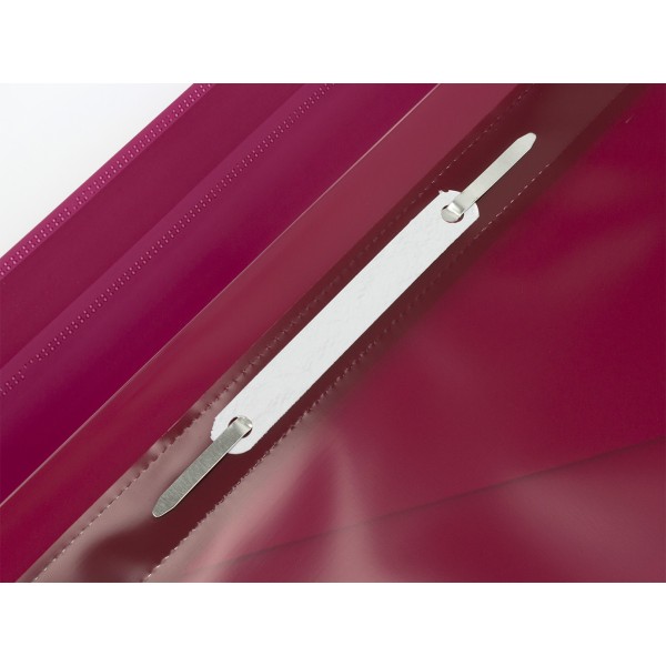 Папка-швидкозшивач Economix A4 з прозорим верхом без перфорації глянець бордова (10) E31511-18