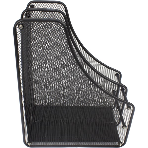 Лоток вертикальний FS-03/Z020/535510 2 відділення металевий чорний