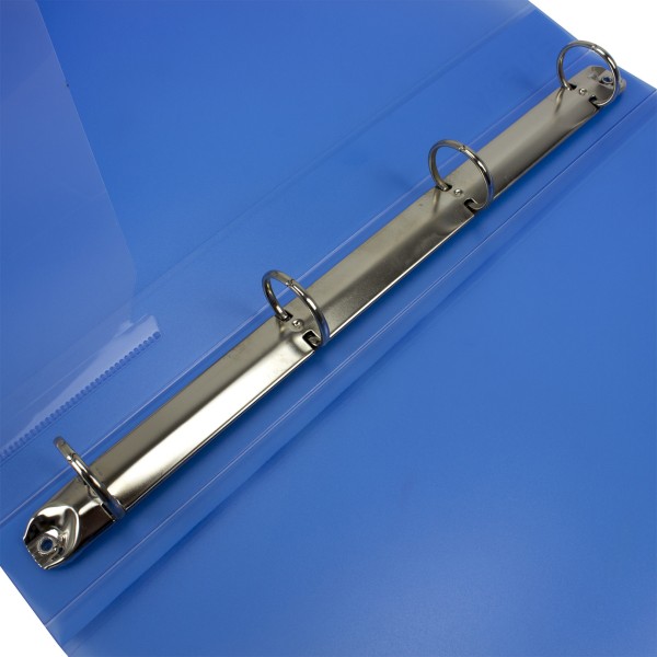 Папка на 4-х кільцях Axent А4 d-35 мм синя (1) (10) 1208-22-А