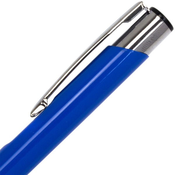 Ручка шариковая Economix HIT металлическая корпус синий синяя (50) E10307-02