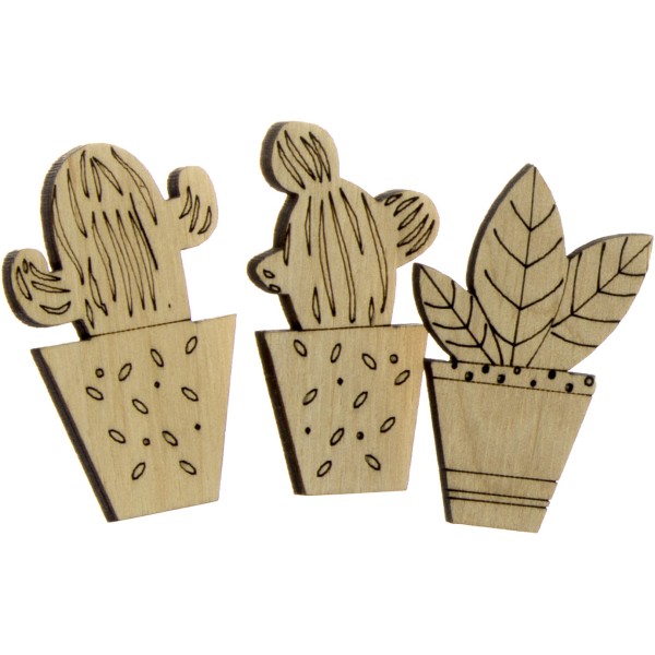 Брошка асорті 4,5х5 см фанера