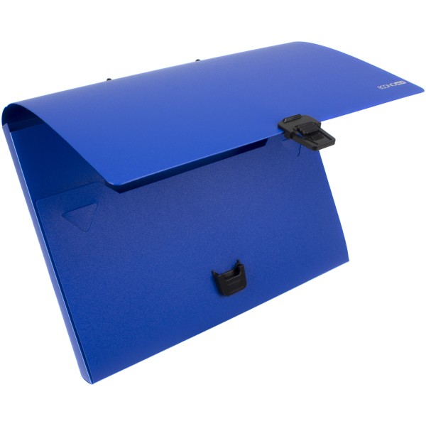 Портфель на застібці Economix А4 пластиковий синій (1) (6) E31607-02 