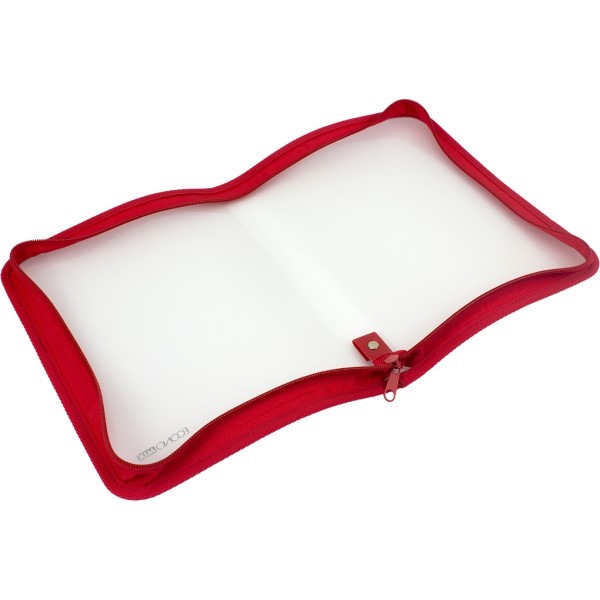 Папка на блискавці пластикова Economix B5 червона (20) E31645-03