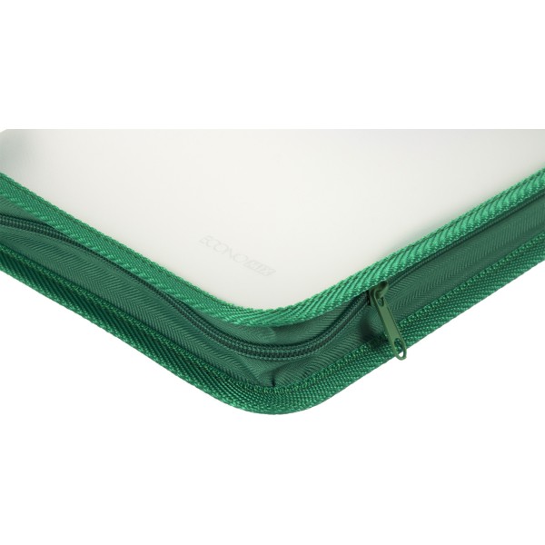 Папка на блискавці пластикова Economix B5 зелена (20) E31645-04