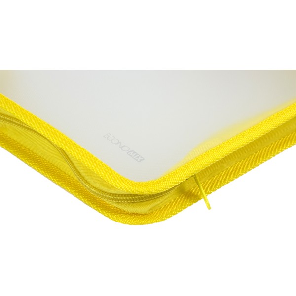 Папка на блискавці пластикова Economix B5 жовта (20) E31645-05